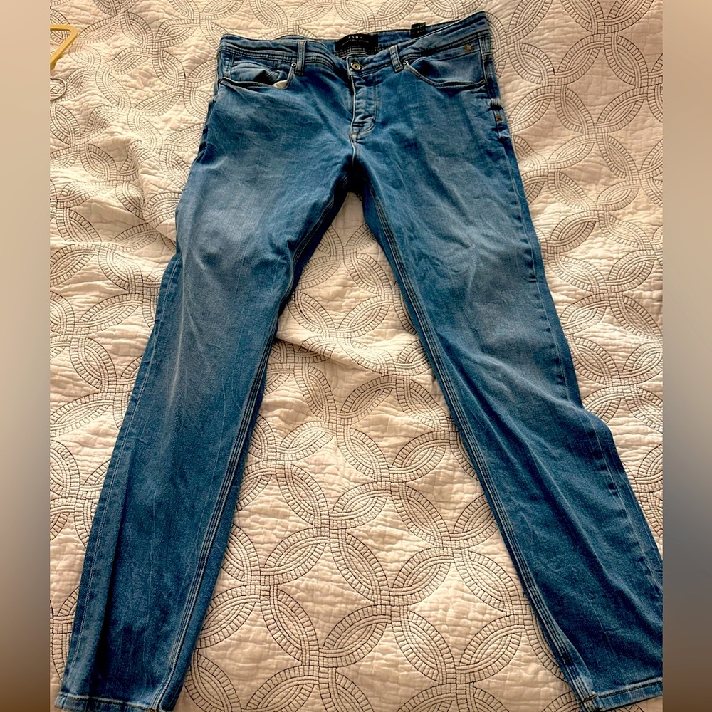 Premium denim Zara jeans.